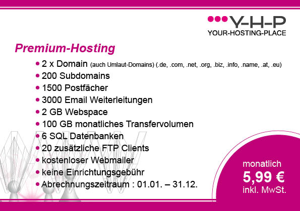 Webhosting - paket-premium - yhp